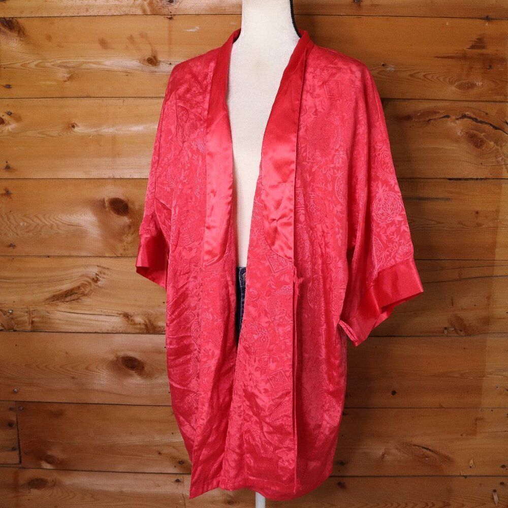 Victoria's Secret | Vintage Embossed Satin Robe One Size‎